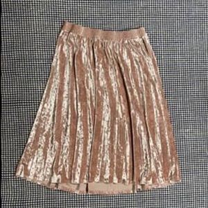 Target Pink Velvet Skirt